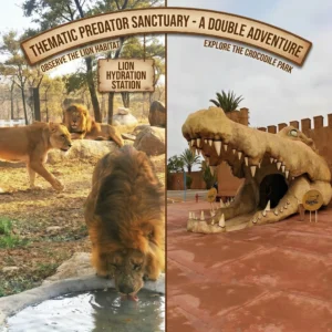 Crocoparc & Lion Park Adventure from Agadir or Taghazout