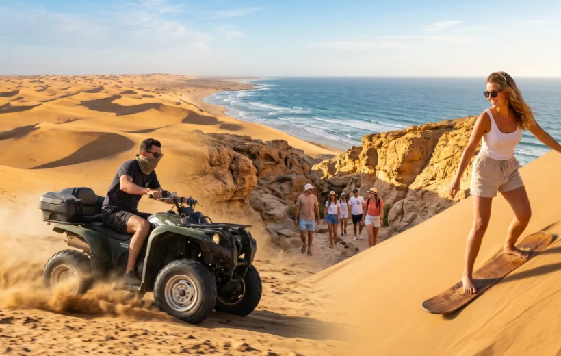 Sunset Sandboarding, Quad Biking From AgadiR & Taghazout